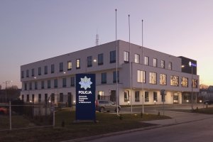 Nowy budynek Komendy Powiatowej Policji w Wadowicach.