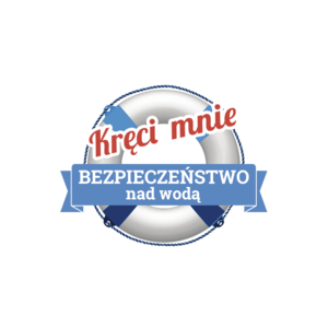 Logo kręci mnie bezpieczeństwo na wodzie